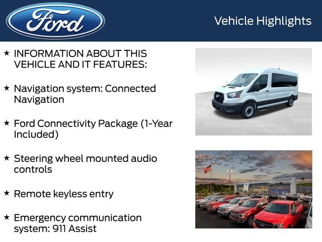 New 2026 Oxford White Ford Passenger Van XL image 4
