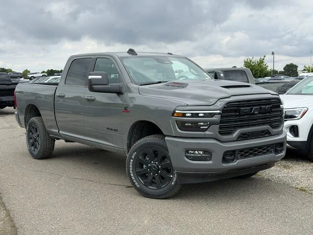 New 2026 Ceramic Gray Clear-Coat Exterior Paint RAM Laramie image 2
