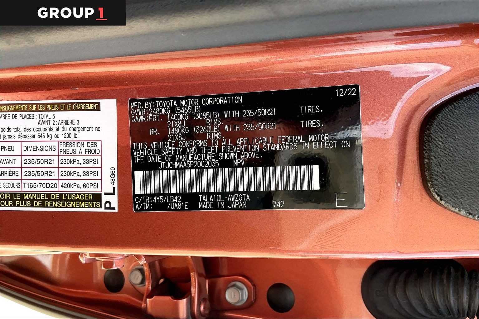 Certified Used 2023 COPPER CREST Lexus Premium Plus image 34