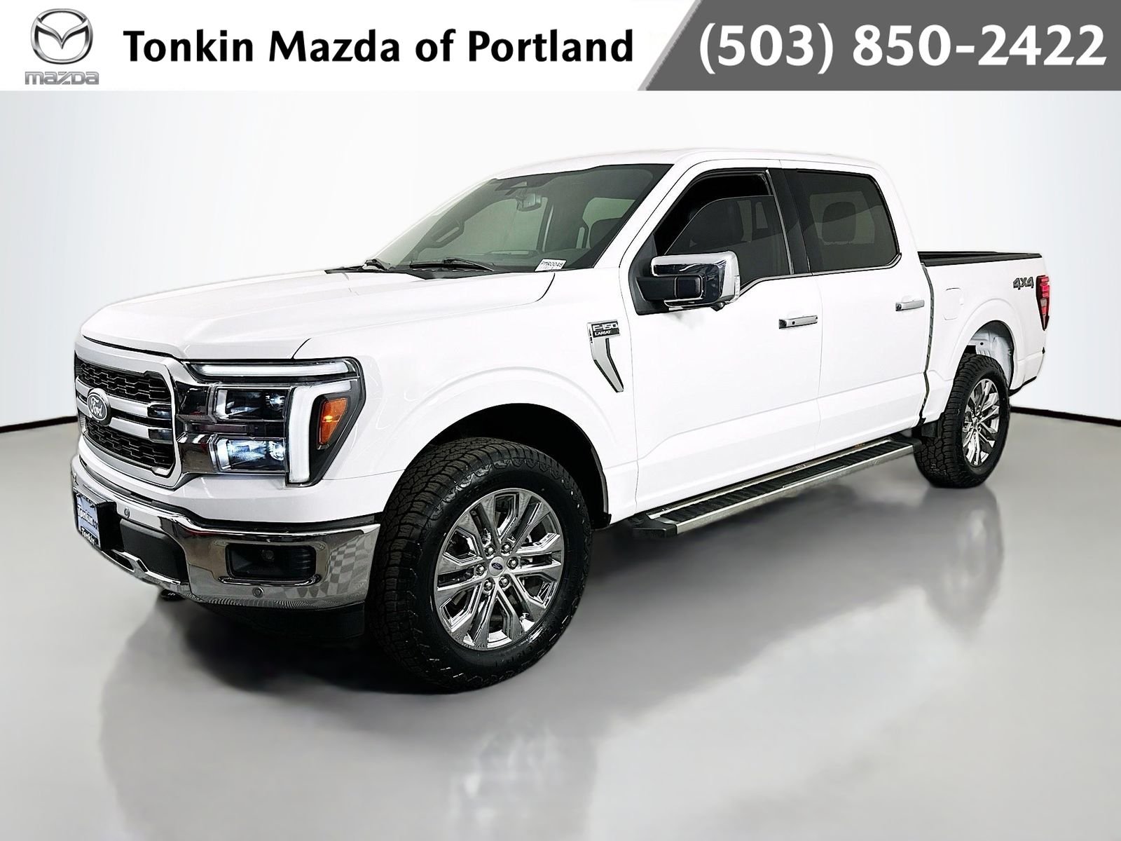Used 2025 Oxford White Ford Lariat image 3