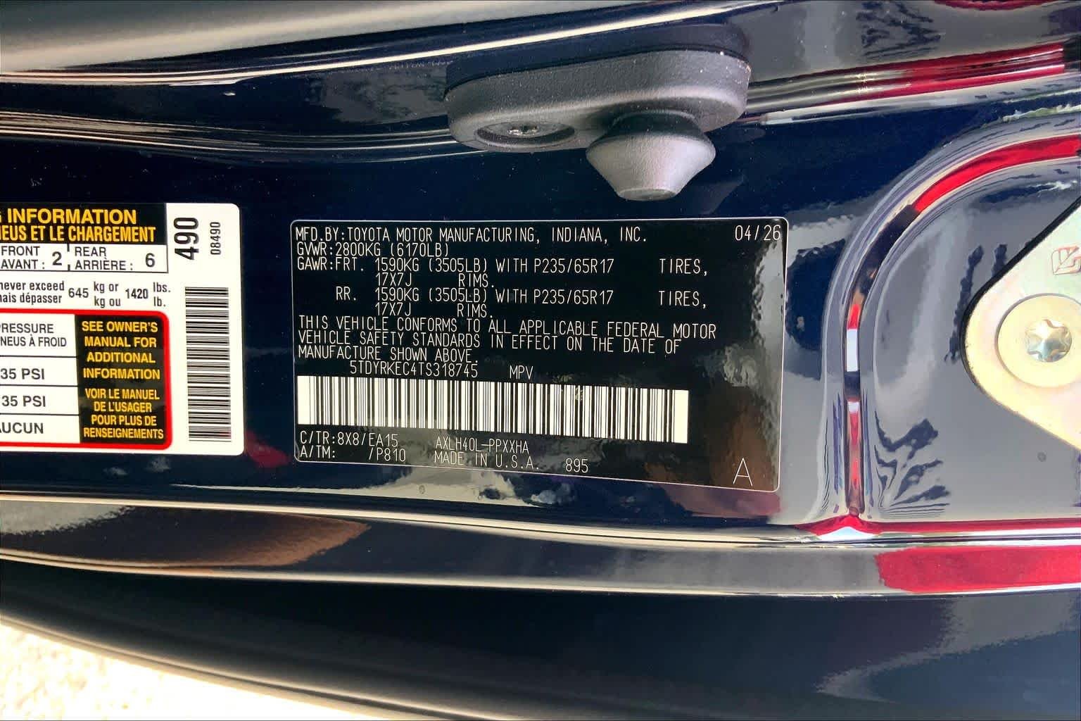 Used 2026 Blueprint Toyota XLE image 35