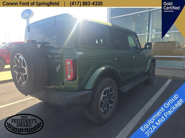 Certified Used 2025 Eruption Green Metallic Ford Outer Banks image 8