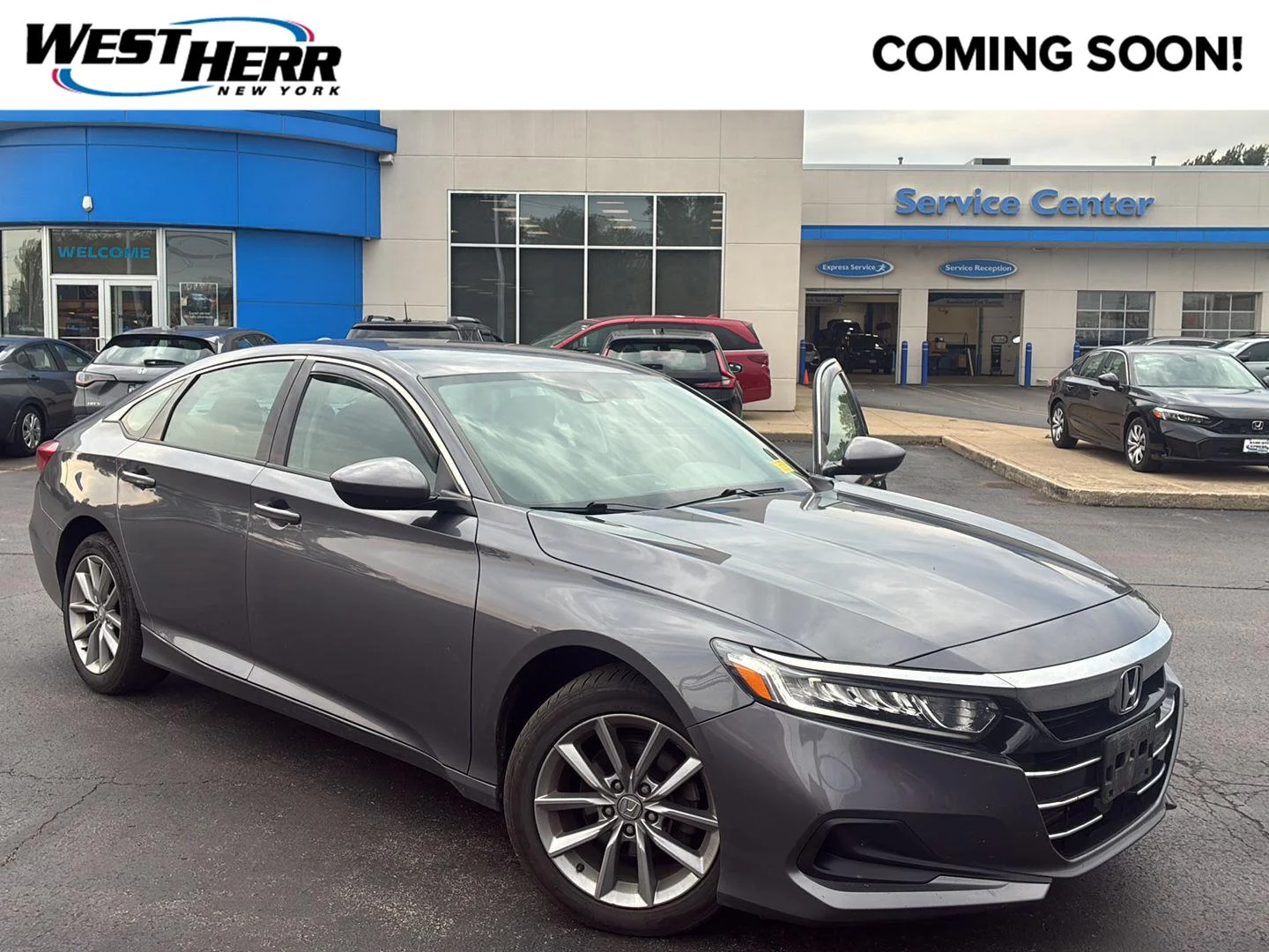 Used 2022 Modern Steel Metallic Honda LX image 1