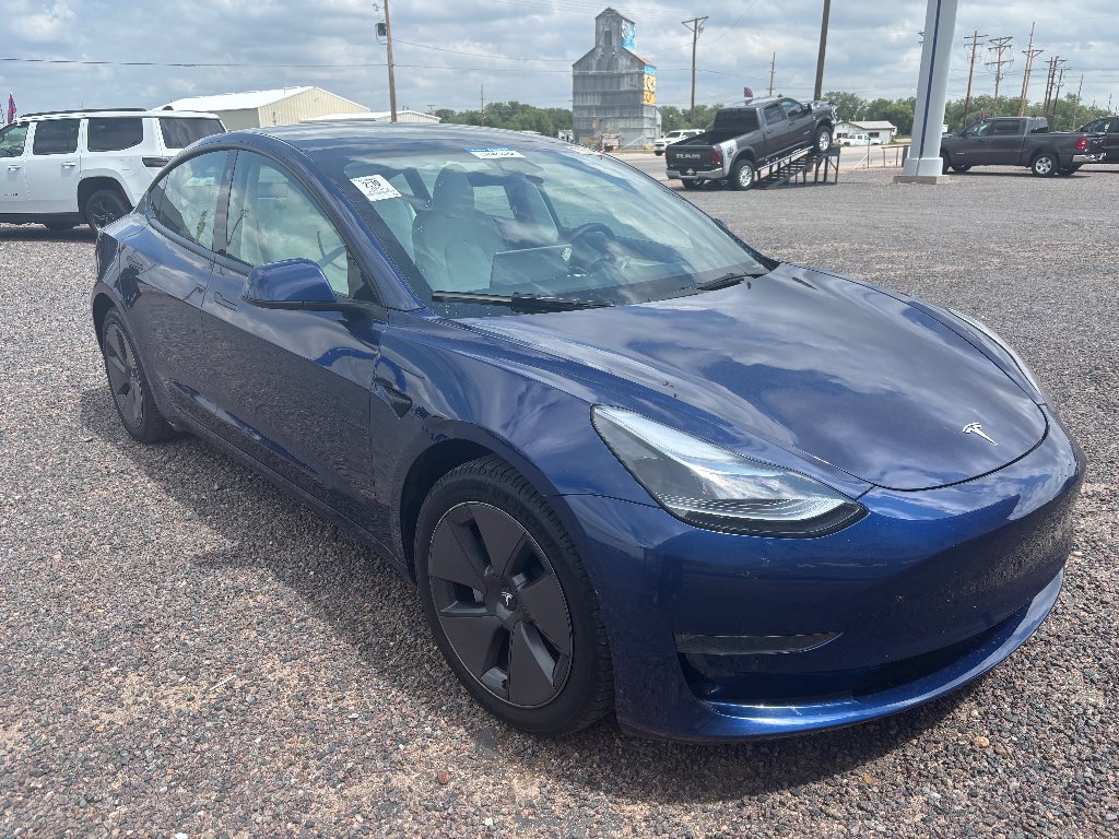 Used 2023 Deep Blue Metallic Tesla Long Range image 2