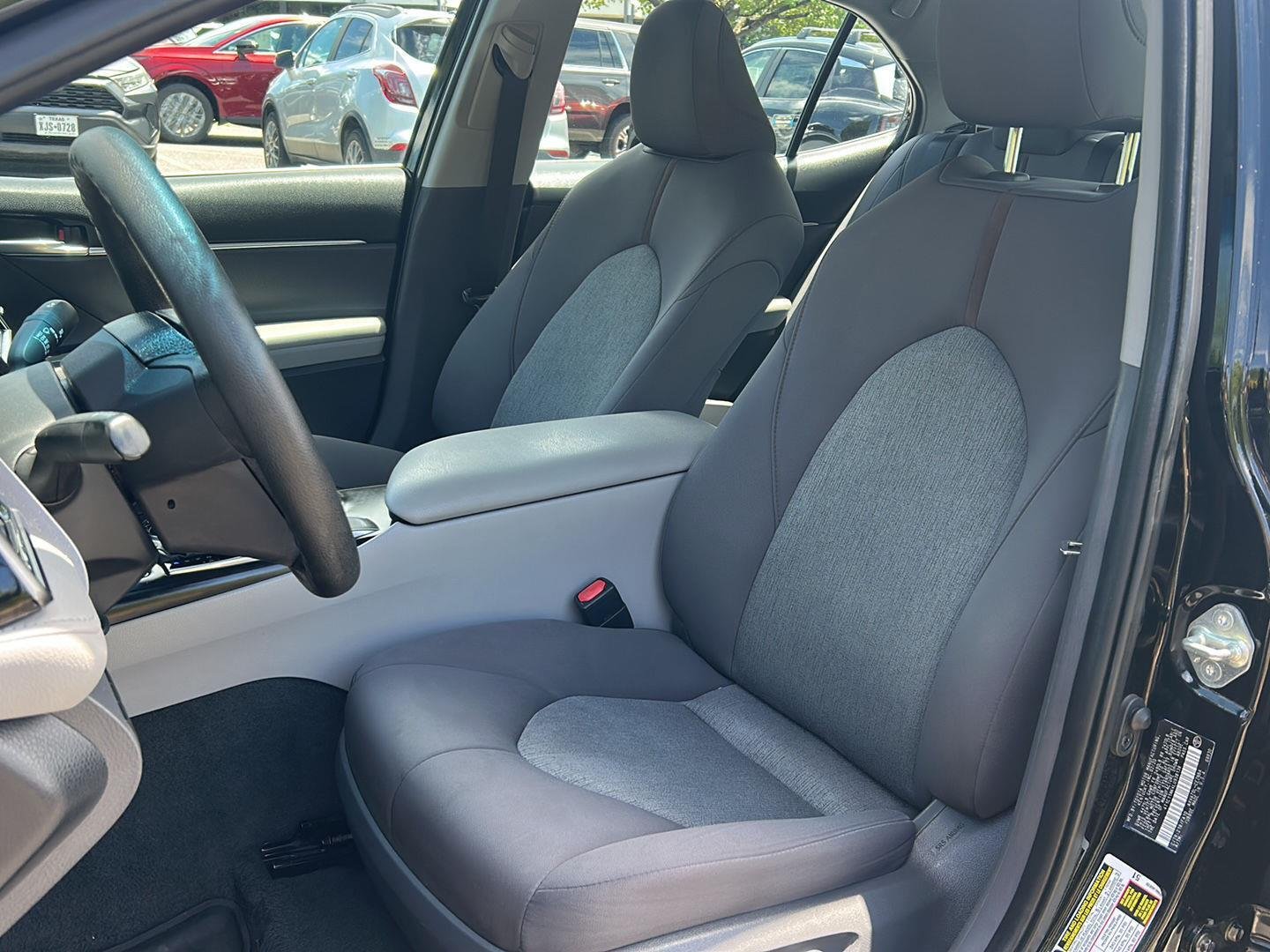 Used 2020 Midnight Black Metallic Toyota LE image 6