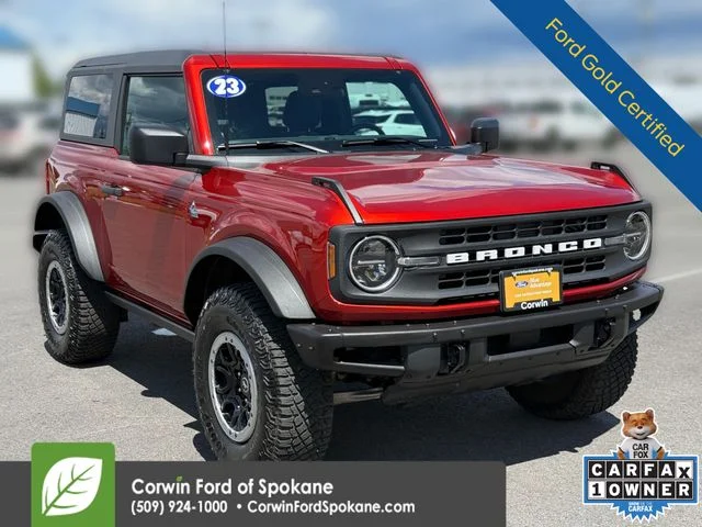 Certified Used 2023 Hot Pepper Red Metallic Tinted Clearcoat Ford Black Diamond image 1