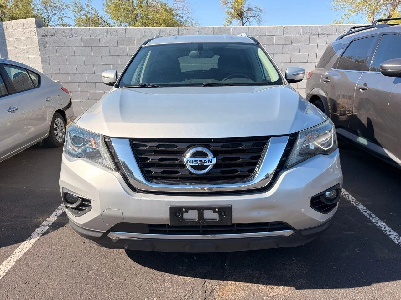 Used 2018 Brilliant Silver Metallic Nissan SV image 2