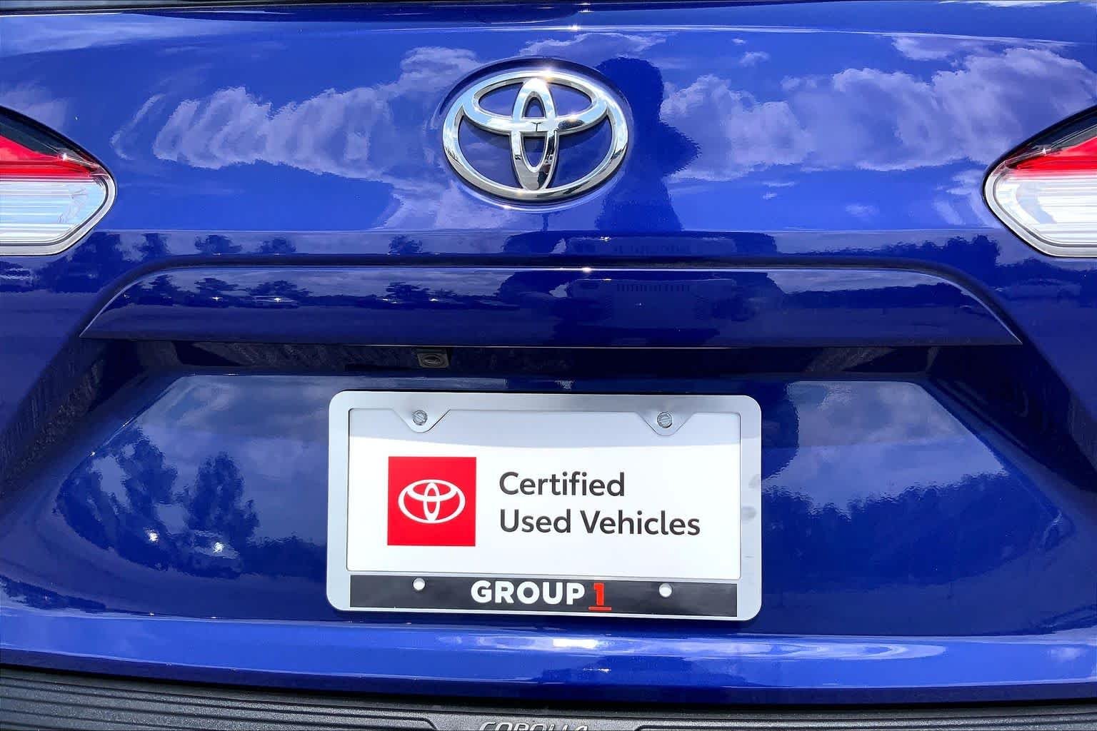 Certified Used 2024 Blue Crush Metallic Toyota LE image 10