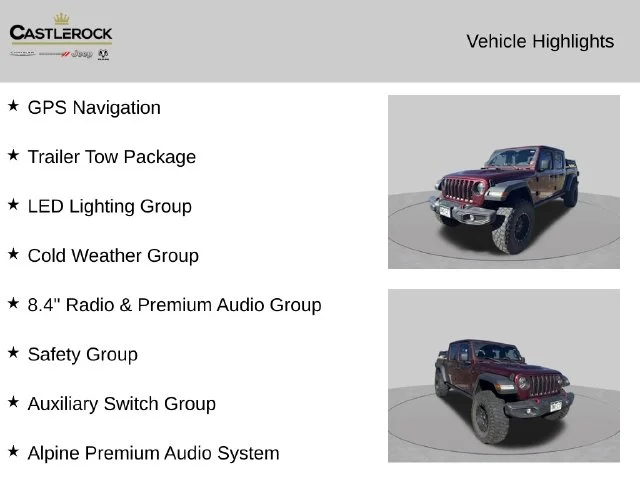 Used 2021 Red Jeep Rubicon image 2