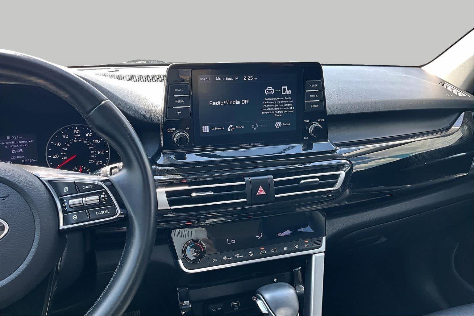 Used 2021 Dark Ocean Blue Kia EX image 7
