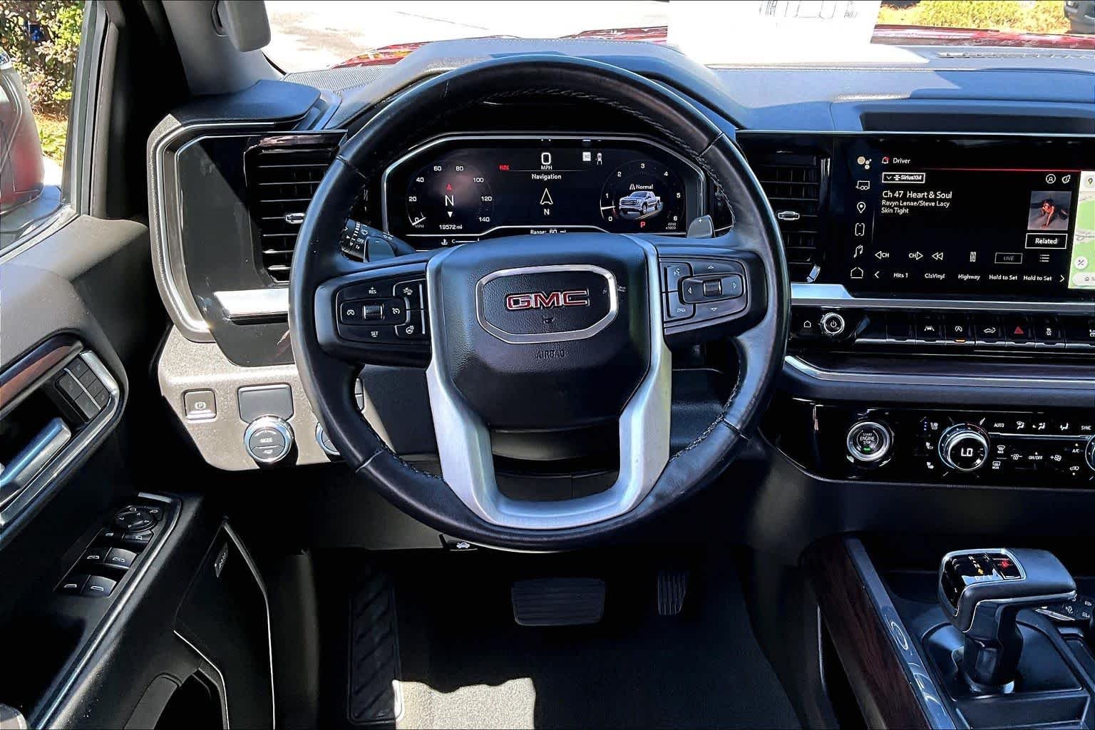 Used 2023 Volcanic Red Tintcoat GMC SLT image 6