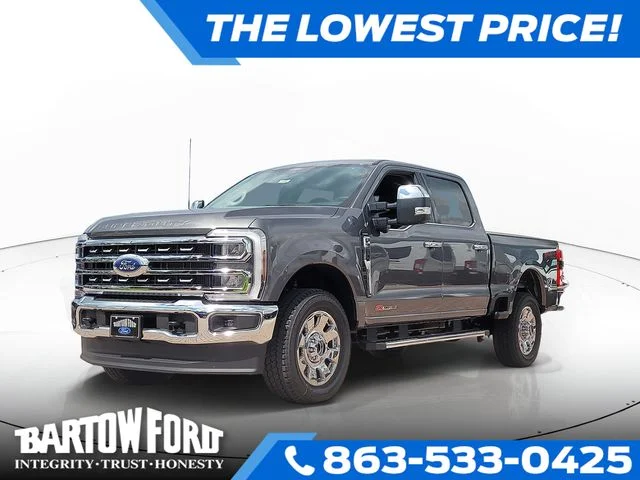 New 2026 Gray Metallic Ford Lariat image 1