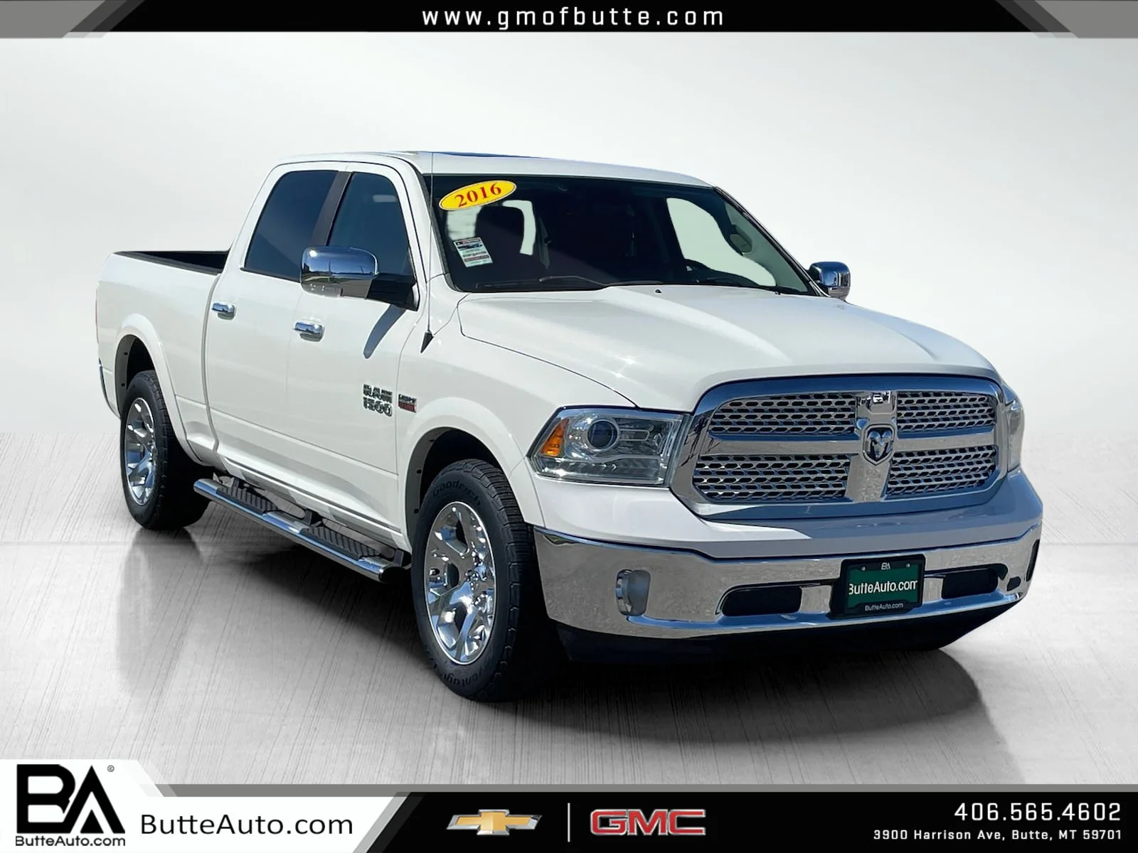 Used 2016 Pearl White Ram Laramie image 1