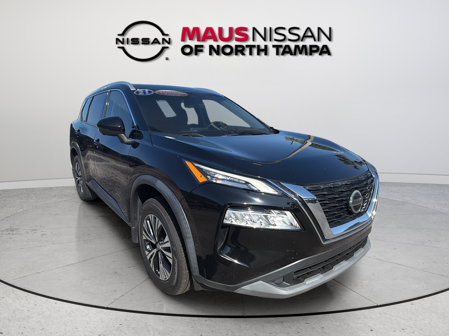 Used 2021 Black Nissan SV image 1
