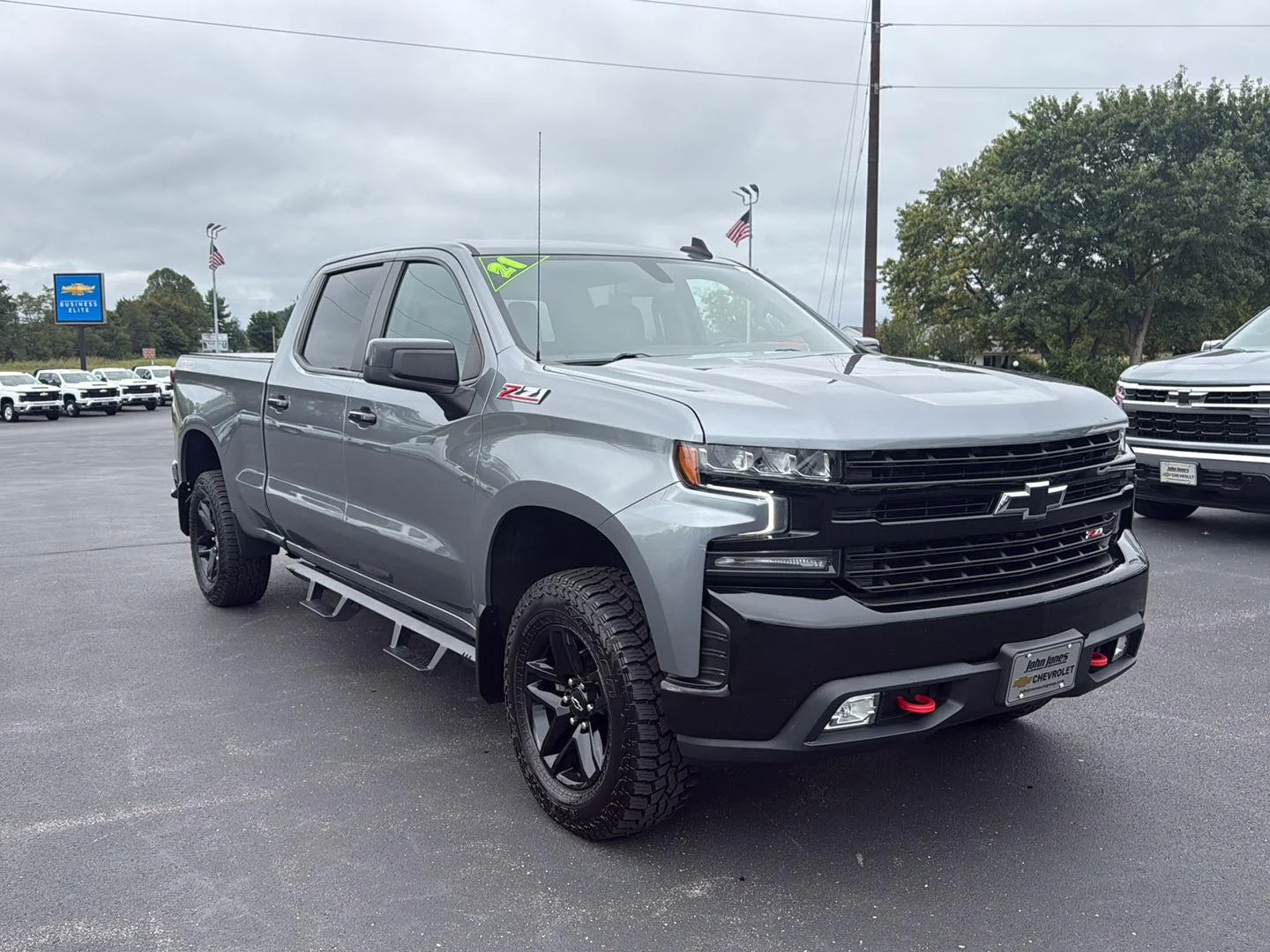 Used 2021 Satin Steel Metallic Chevrolet LT Trail Boss image 2