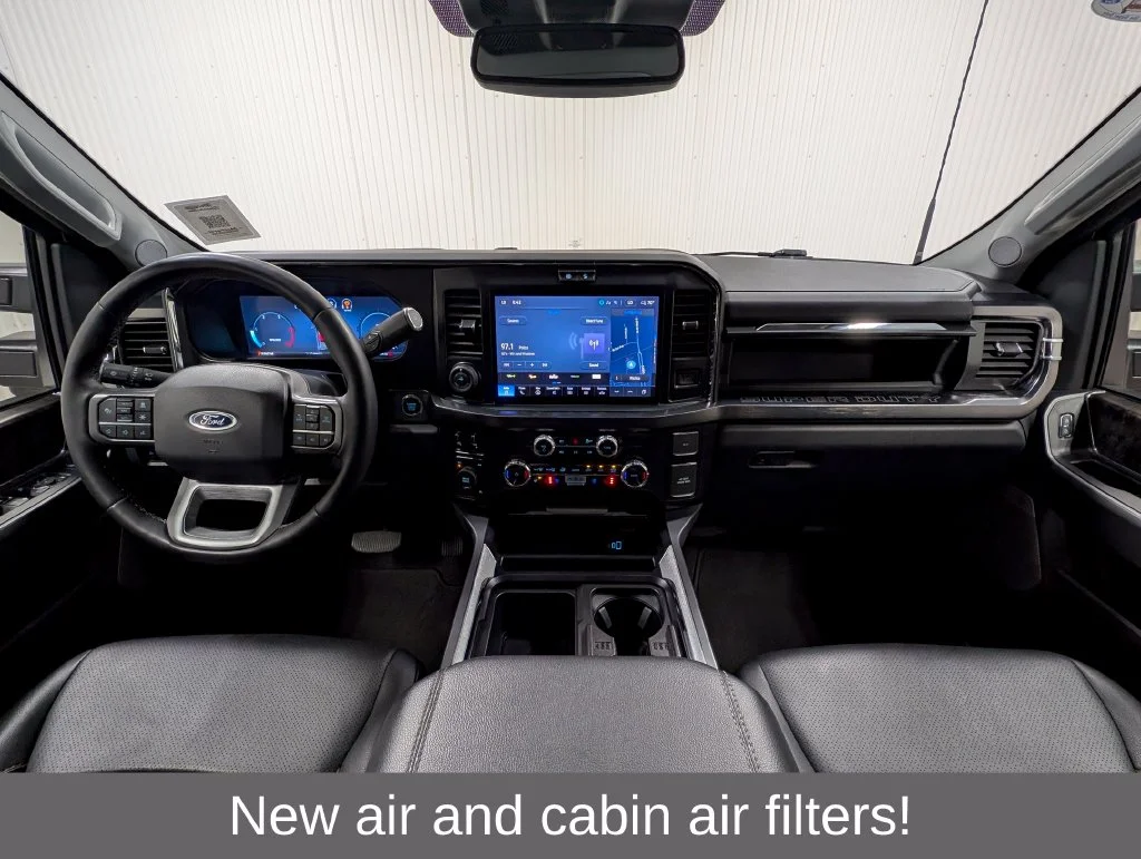 Certified Used 2025 Carbonized Gray Metallic Ford Lariat image 3