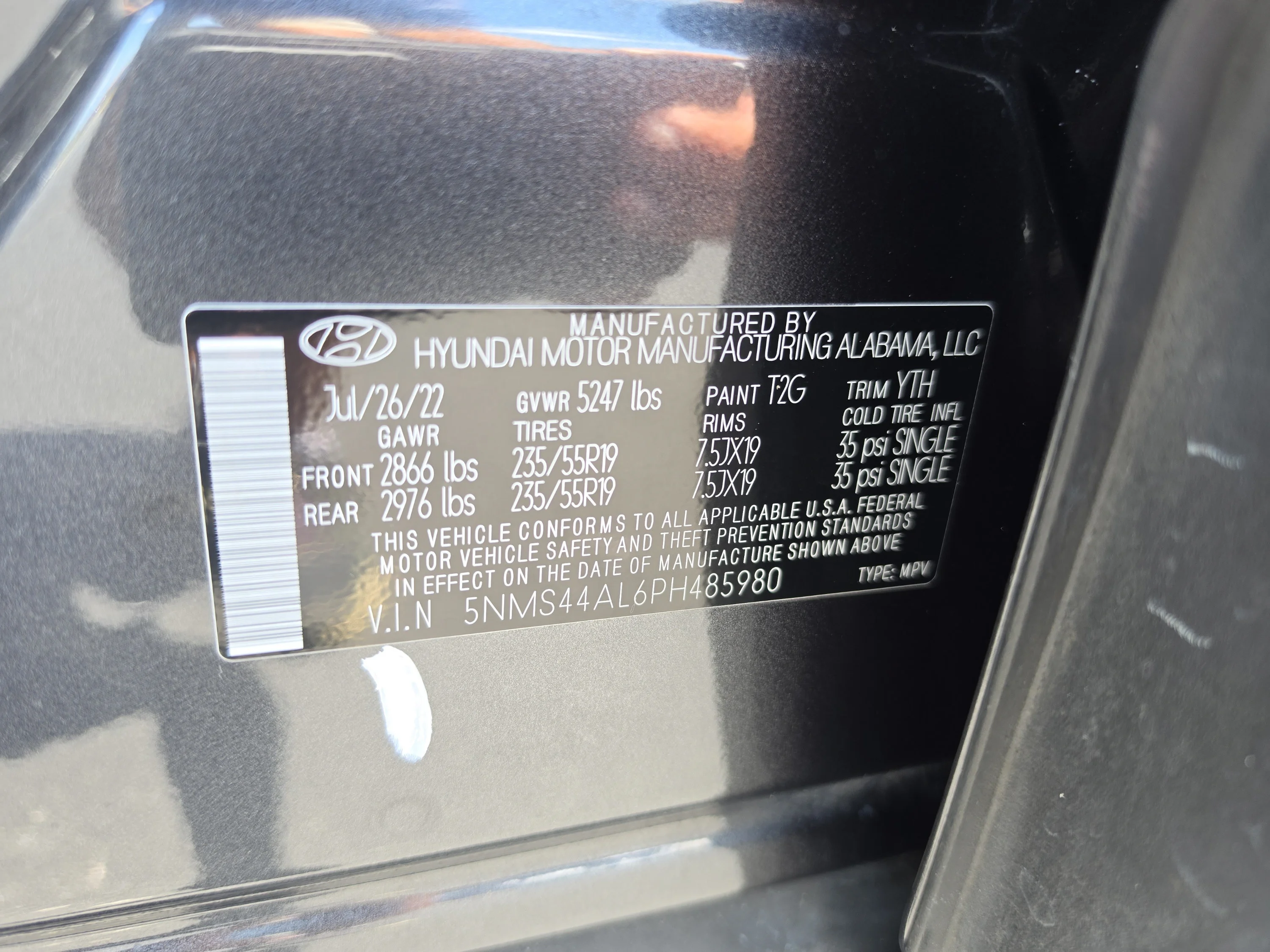 Used 2023 Portofino Gray Hyundai Limited image 42