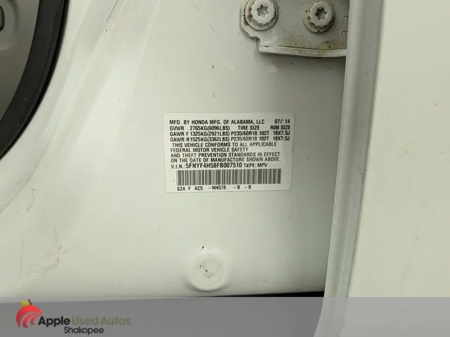 Used 2015 White Honda EX-L image 50