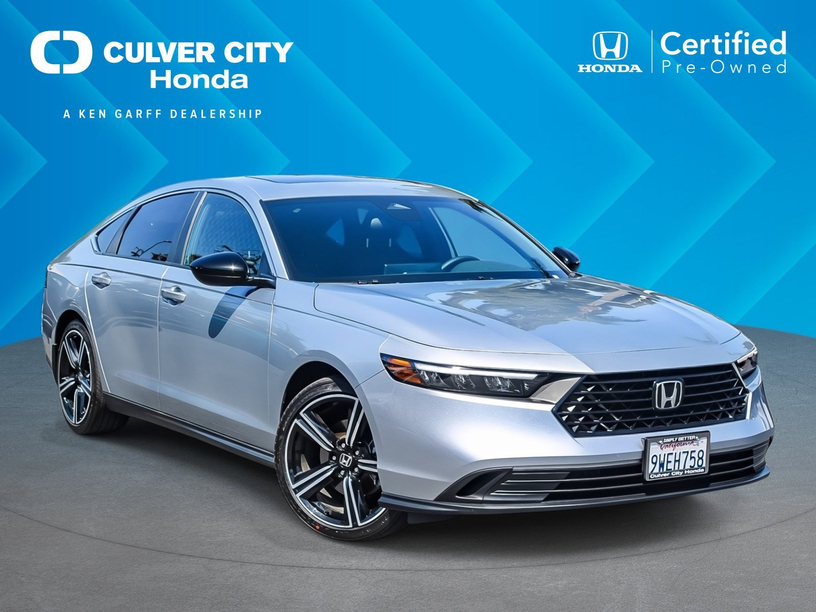 Certified Used 2025 Solar Silver Metallic Honda Sport image 1