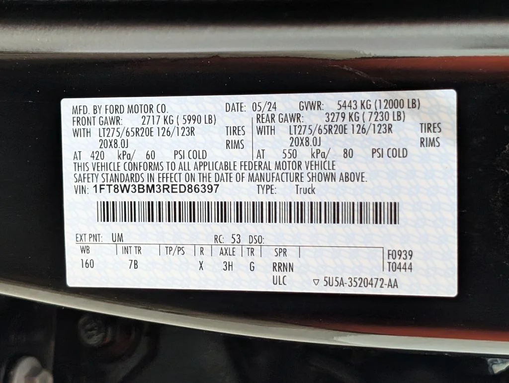 Certified Used 2024 Agate Black Metallic Ford Platinum image 34