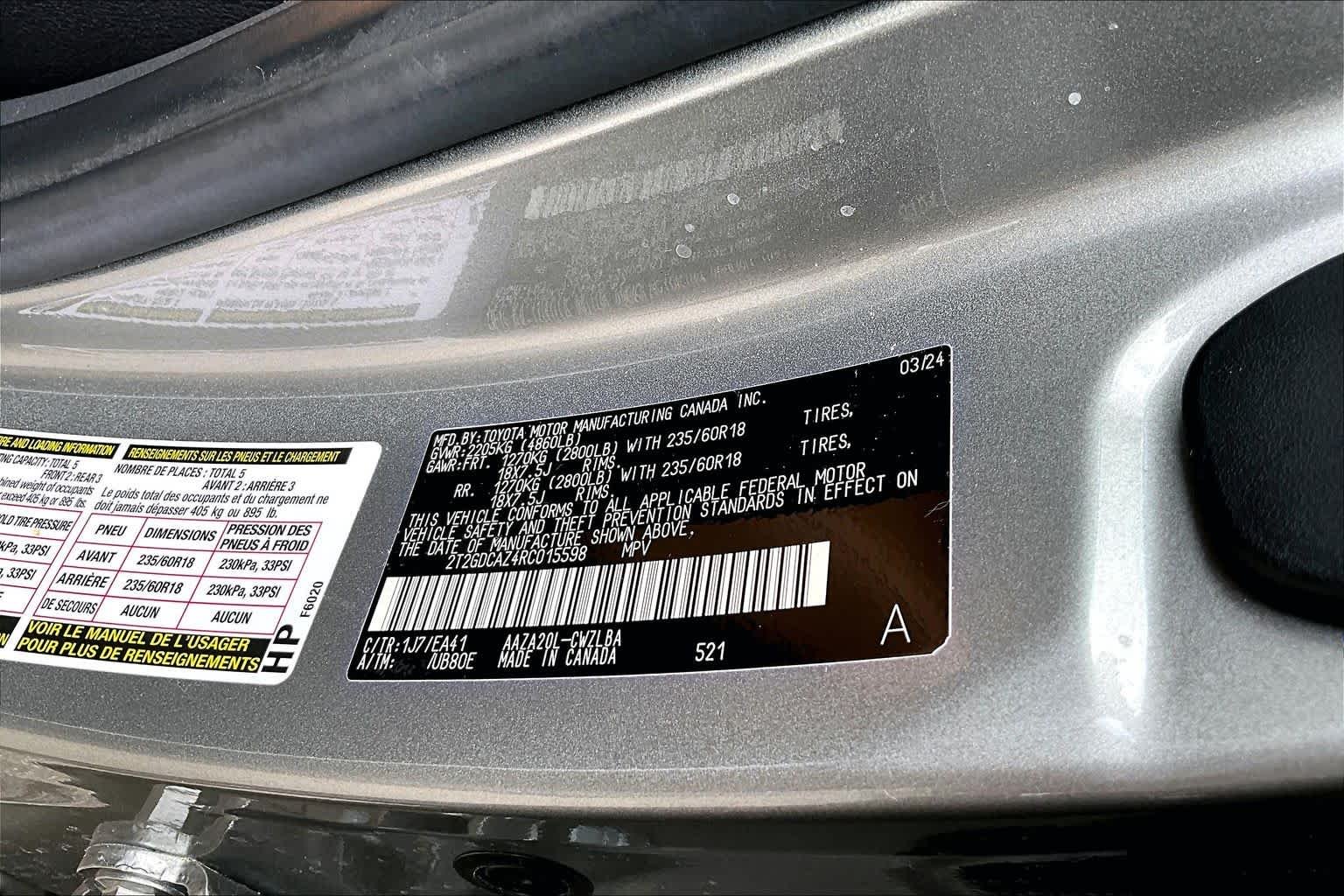 Used 2024 Atomic Silver Lexus Premium image 35