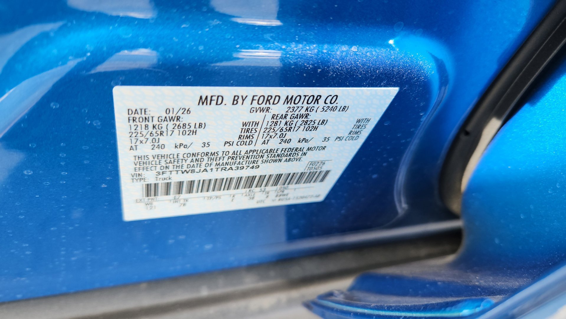 New 2026 Velocity Blue Ford XLT image 22