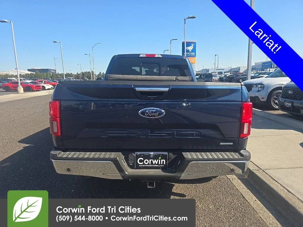 Used 2018 Blue Ford Lariat image 7