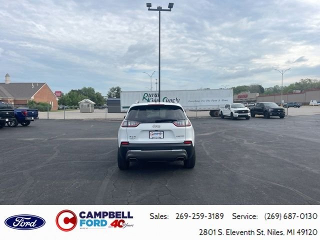 Used 2020 Bright White Clearcoat Jeep Limited image 6