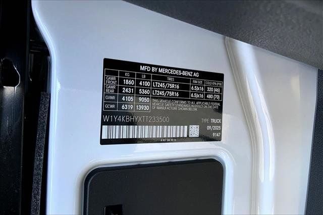 New 2026 Arctic White Mercedes-Benz Cargo 144 WB image 18