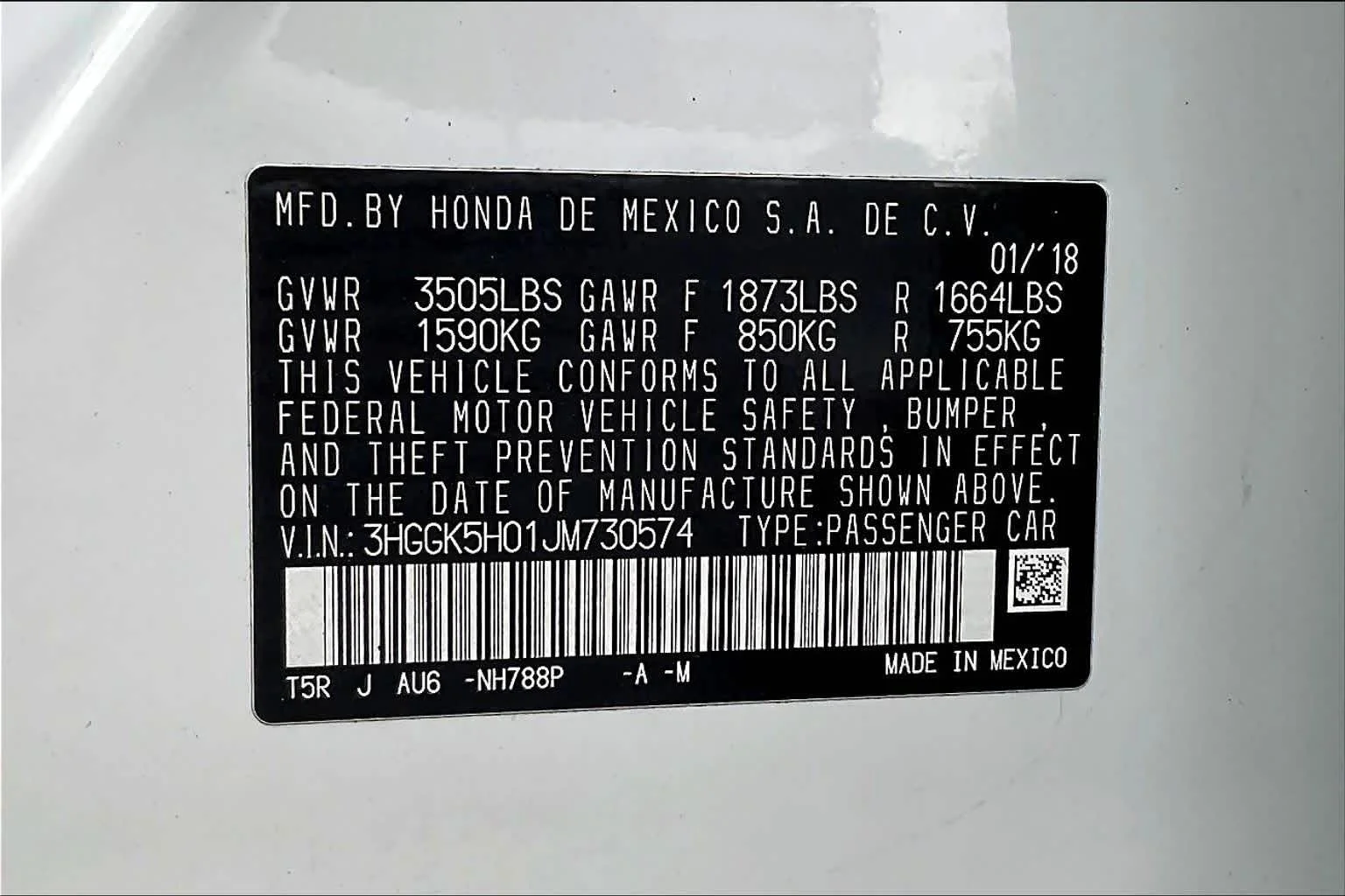 Used 2018 White Orchid Pearl Honda EX-L image 34