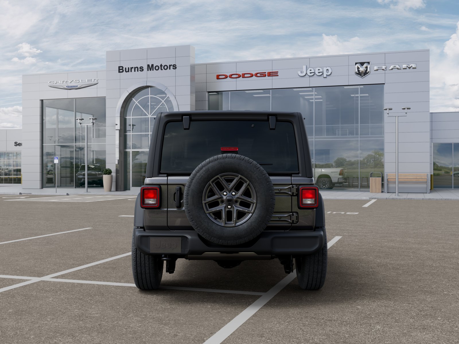 New 2026 Granite Crystal Metallic Clear-Coat Exterior Paint Jeep Sport 4-Door image 33
