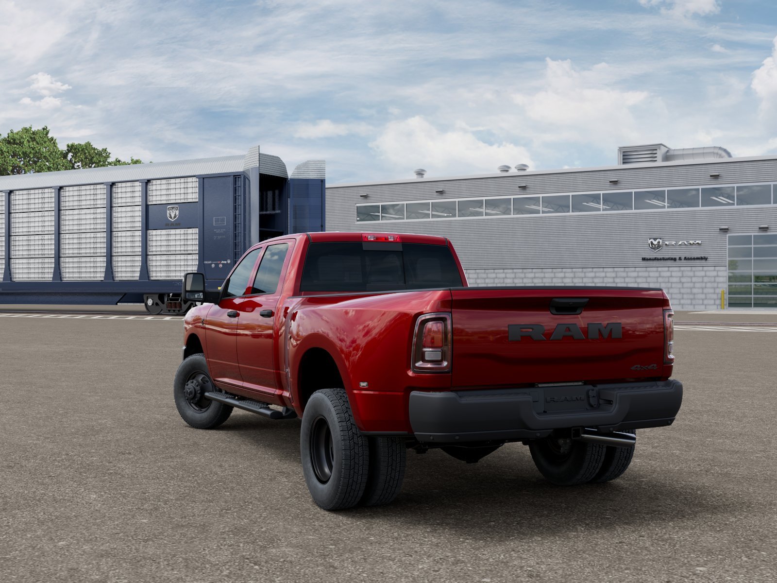New 2026 Molten Red Pearl-Coat Exterior Paint RAM Tradesman image 29