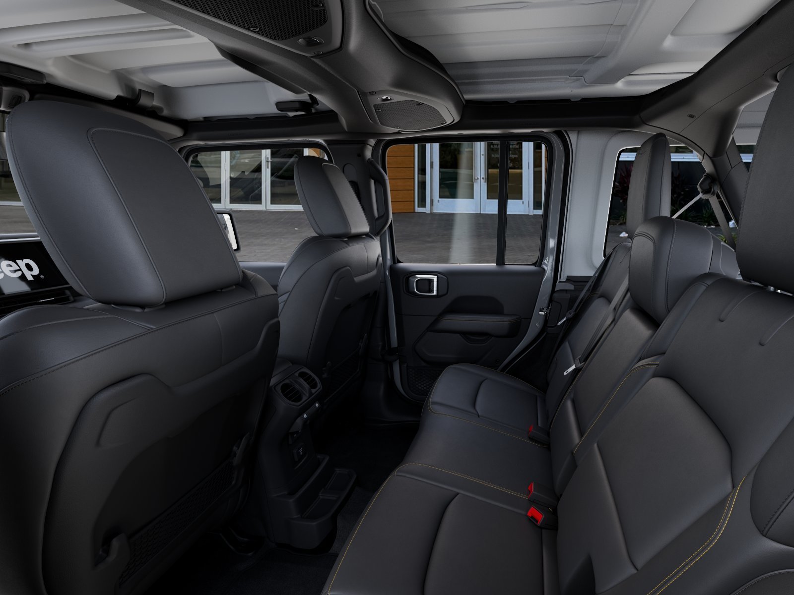 New 2026 Bright White Clear-Coat Exterior Paint Jeep Sahara image 55