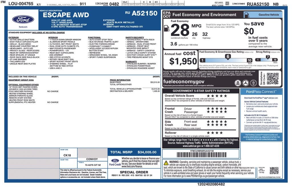 Used 2024 Black Ford ST-Line image 6
