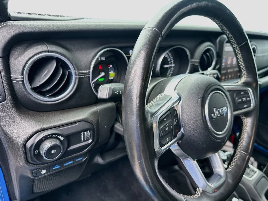 Used 2023 Blue Jeep Sahara 4xe image 10