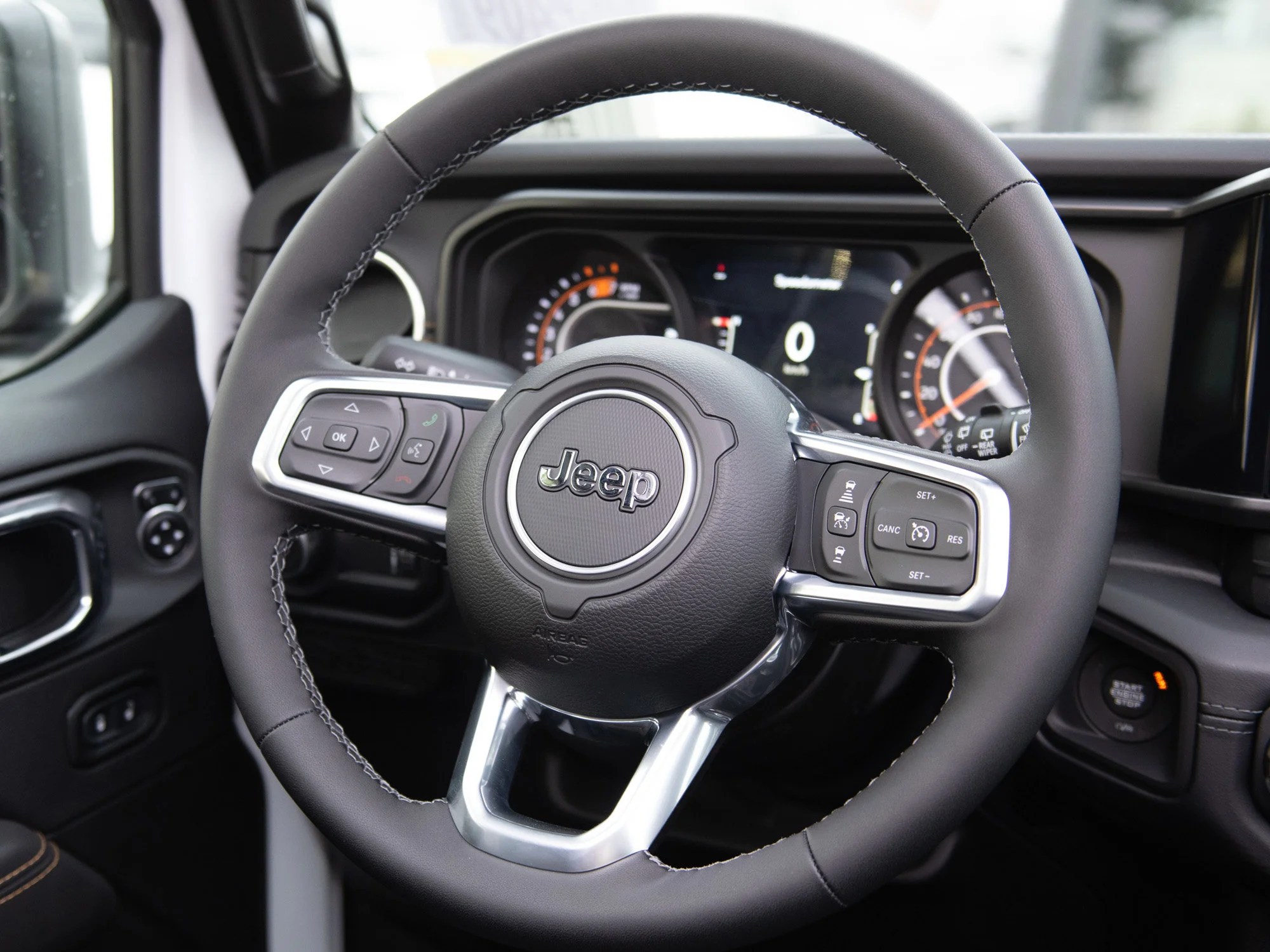 Used 2025 White Jeep Sahara* 4 Door 4x4, 1-Touch Power Top, Safety Group, Heated Leather image 12