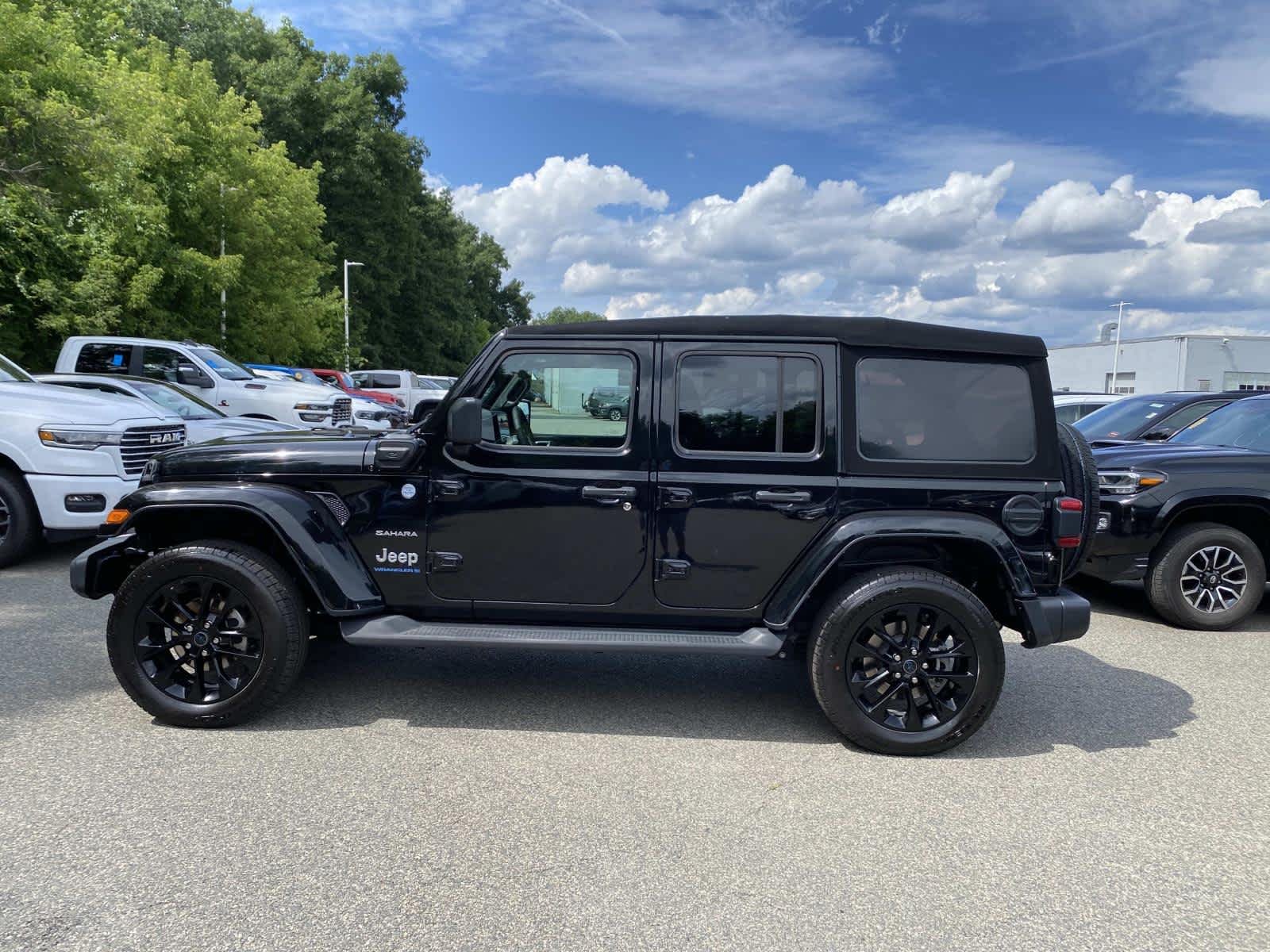 Certified Used 2024 Black Clearcoat Jeep Sahara image 7