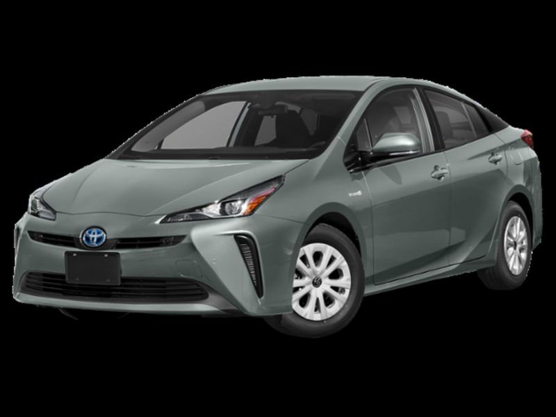 Used 2021 Sea Glass Pearl Toyota LE image 1