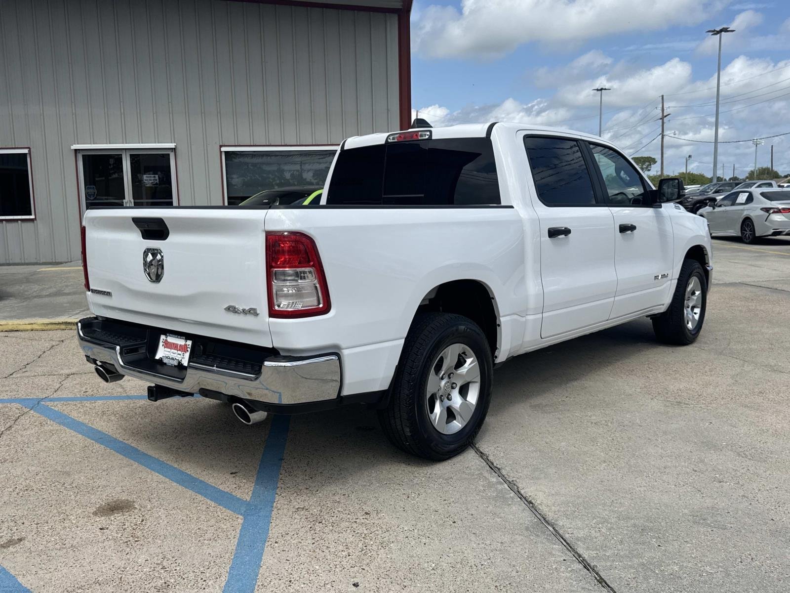 Used 2024 Bright White Clearcoat Ram Big Horn image 7