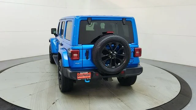 Used 2023 Blue Jeep Sahara 4xe image 8
