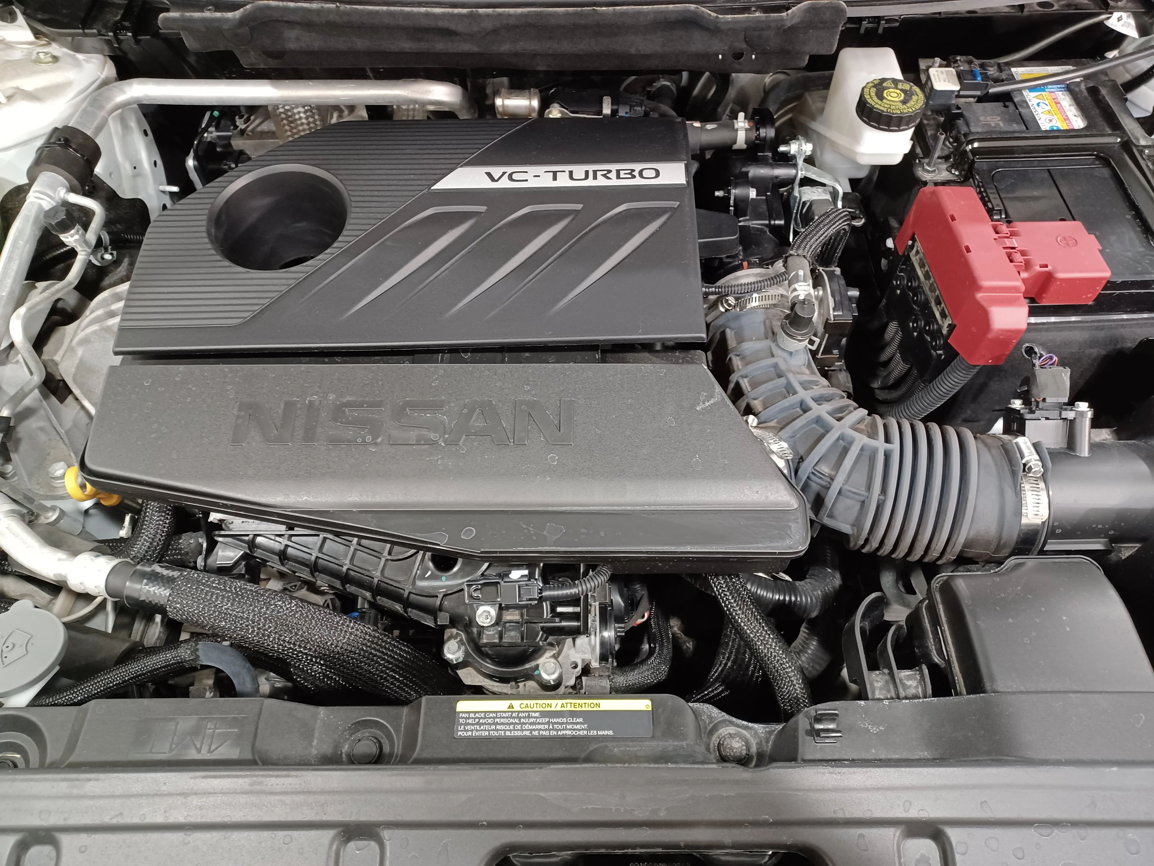 Certified Used 2025 Everest White Tricoat Pearl Nissan SV*Adaptive Cruise | Remote Start | Htd Seats | Pano Roof | Htd Wheel | Blind Spot Detection image 6