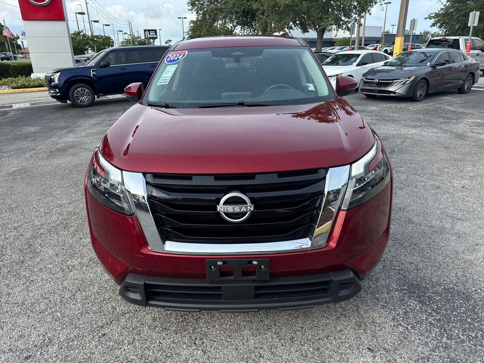 Certified Used 2024 Red Nissan SV image 3
