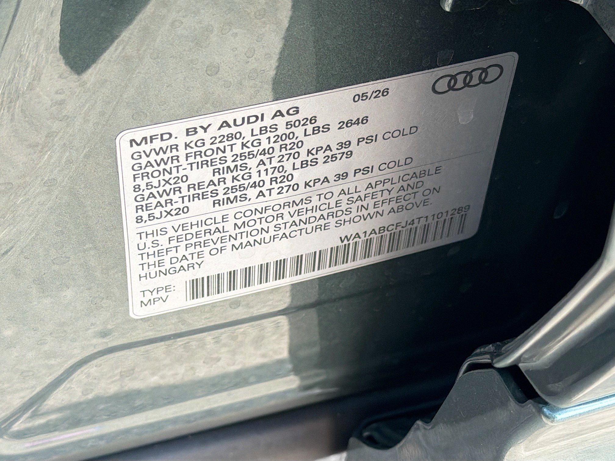 New 2026 Sage Green Metallic Audi S line image 41