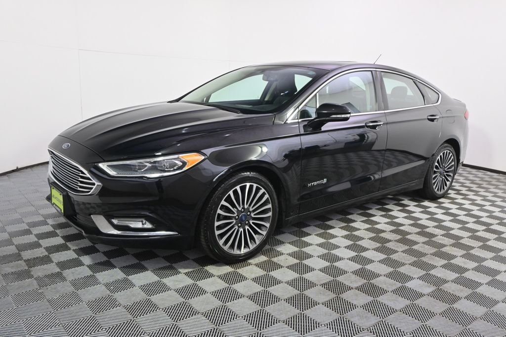 Used 2018 Ford Fusion Hybrid Titanium with VIN 3FA6P0RU5JR103255 for sale in St. Louis Park, Minnesota