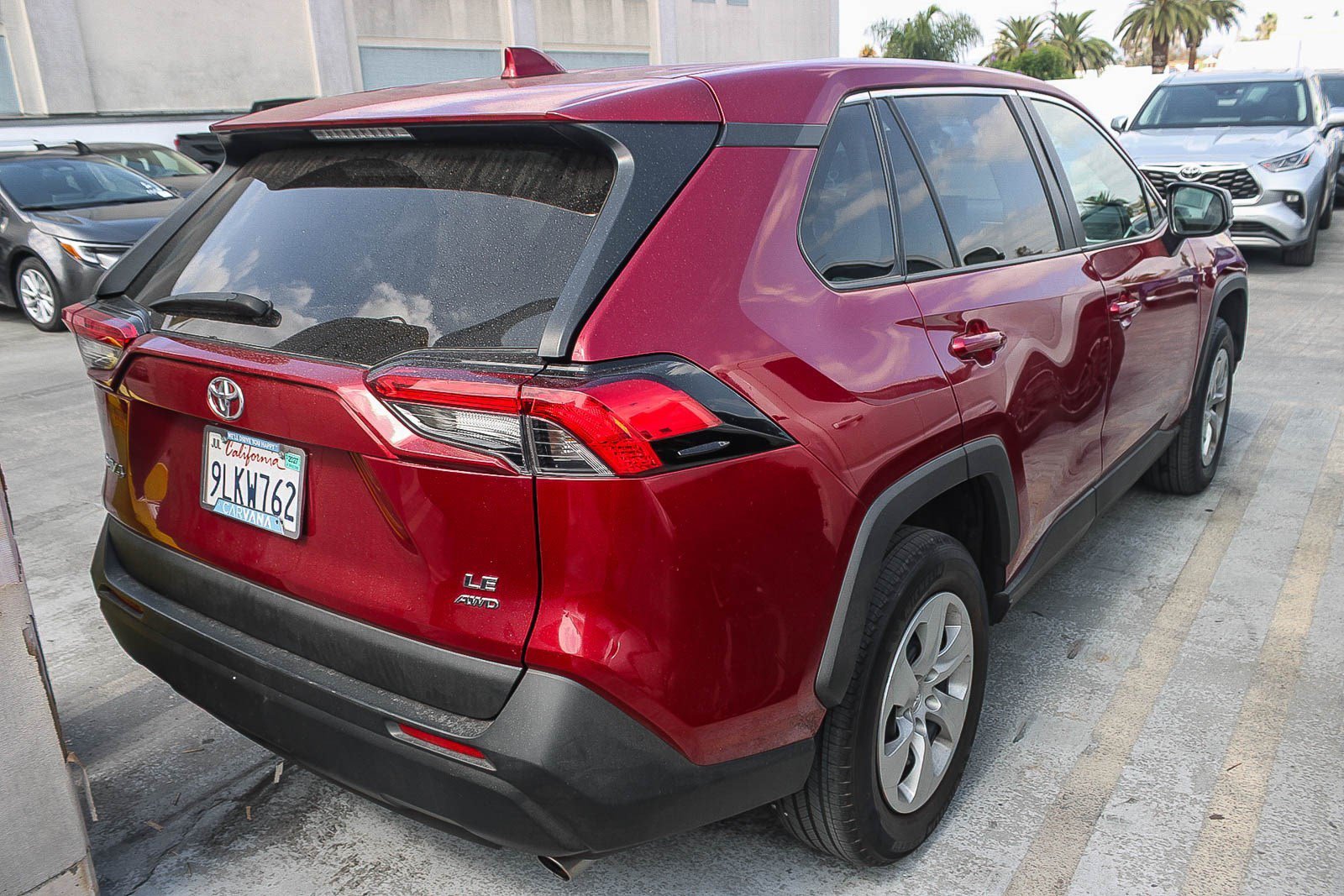 Certified Used 2022 Ruby Flare Pearl Toyota LE image 13