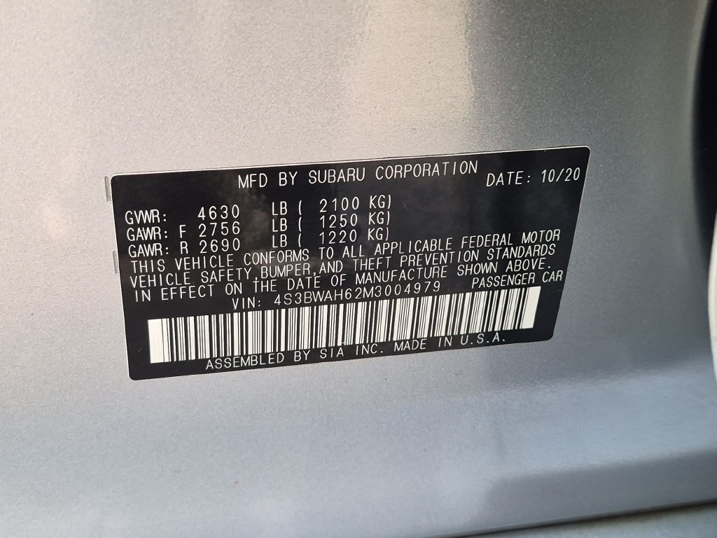 Used 2021 Silver Subaru 2.5i Sport image 34
