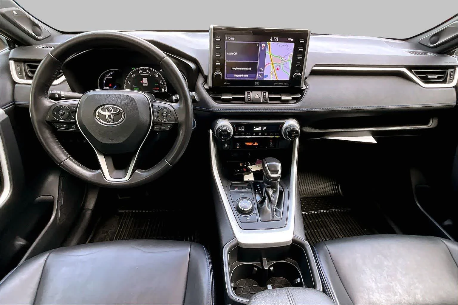 Certified Used 2022 Blizzard Pearl/Midnight Black Metallic Toyota Hybrid XSE image 15