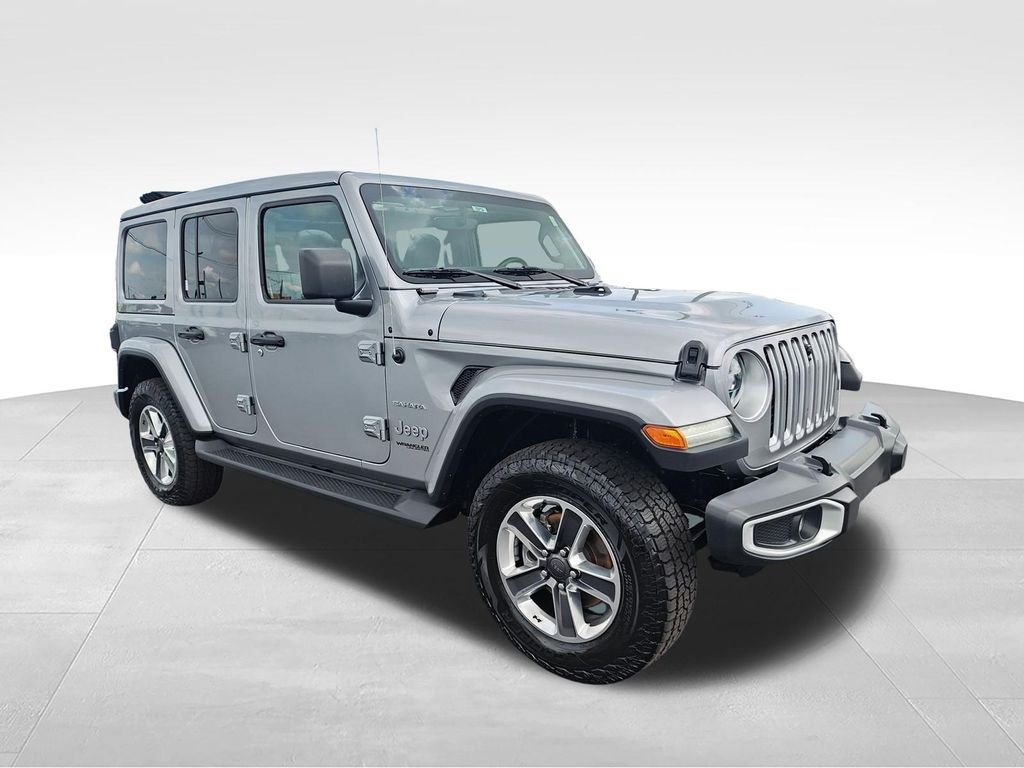 Used 2021 Silver Jeep Unlimited Sahara image 7