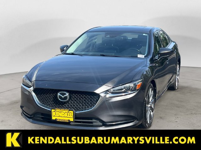 Used 2018 Machine Gray Mazda Grand Touring image 1