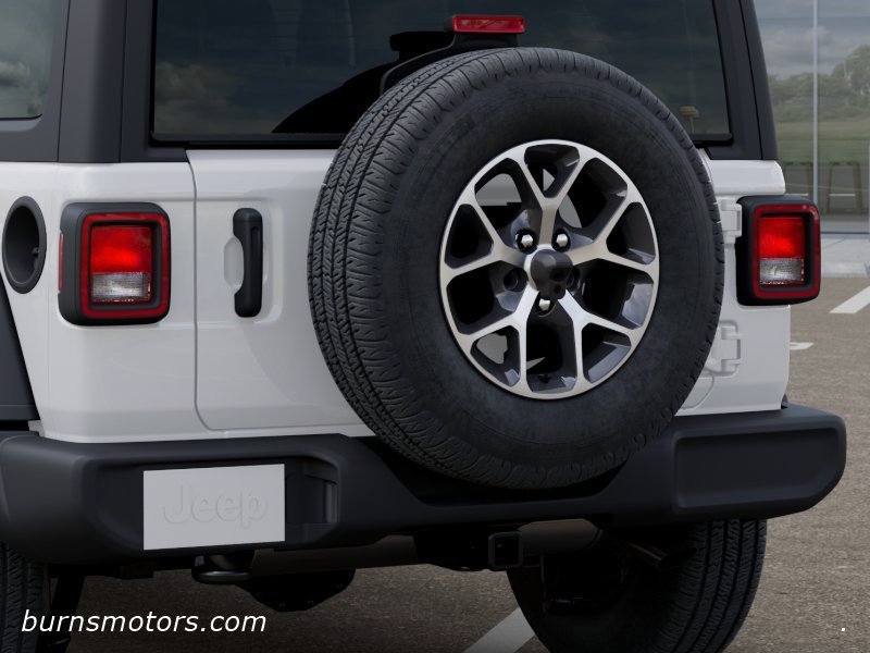 New 2026 Bright White Clear-Coat Exterior Paint Jeep Sport S 4-Door image 13